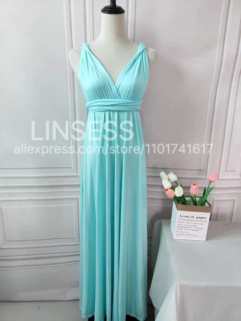 Rust Bridesmaid Dress Infinity Multiway Maxi Bridesmaid Dress