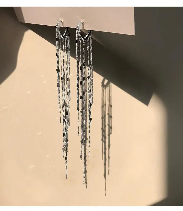 DANA 925 Sterling Silver Heart Hoop Earrings