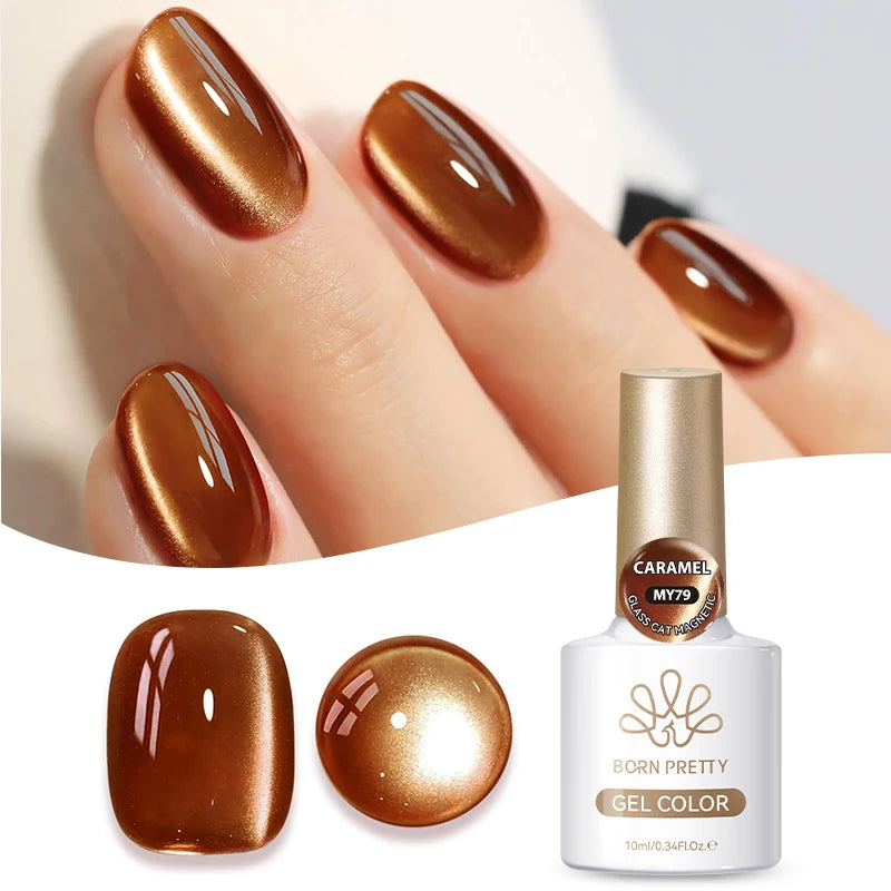 10ml Brown Purple Black Red Cat Magnetic Gel Polish Manicure Soak Off