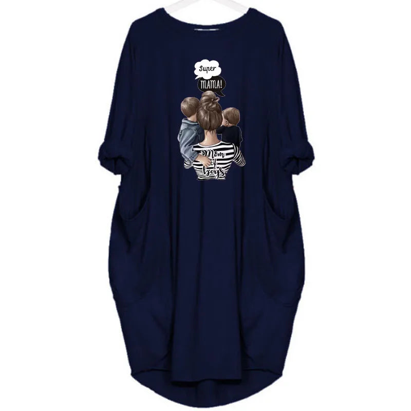 Long Sleeved Plus Size Dress