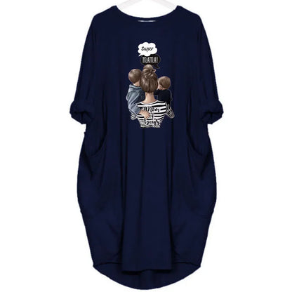 Long Sleeved Plus Size Dress