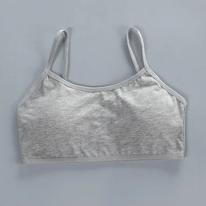 1pc Teenage Girls Tops Cotton Soft Underwear