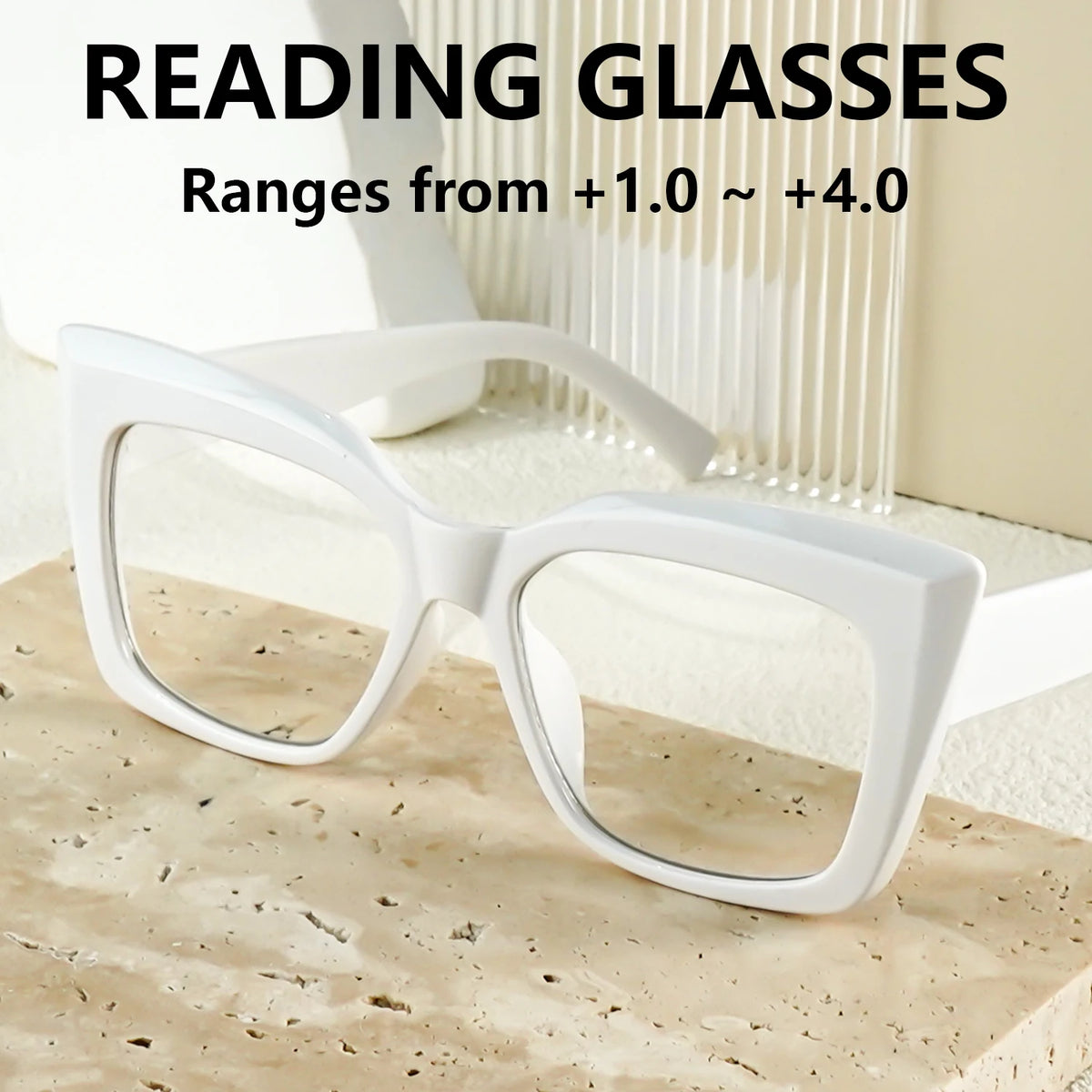 Cat Eye Large Frame Presbyopia Reading Glasses