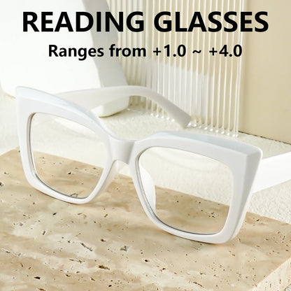 Cat Eye Large Frame Presbyopia Reading Glasses