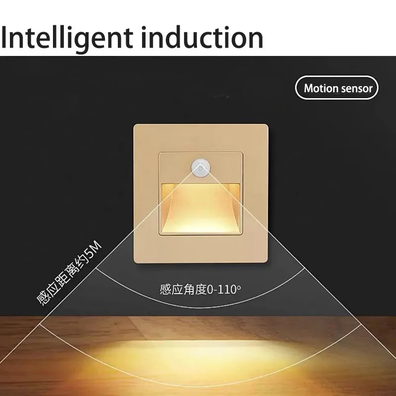 Motion Sensor Light Infrared Night Footlight