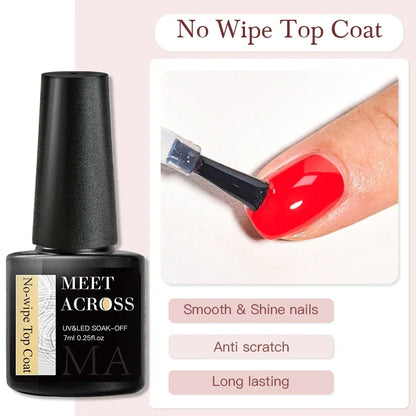 7ml Red Series Gel Nail Polish Glitter