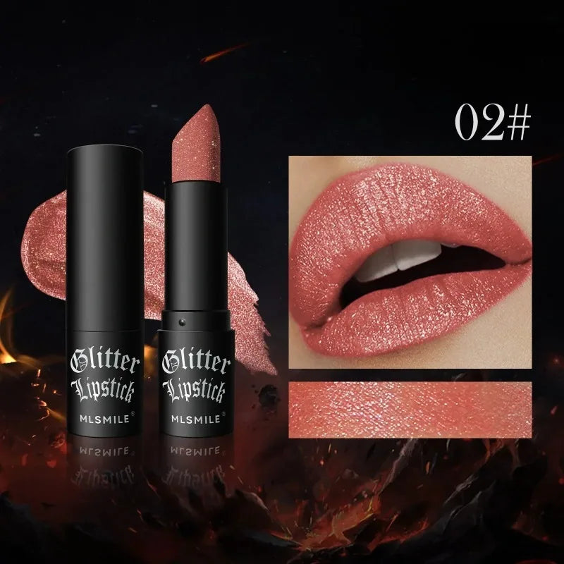 7 Colors Diamond Matte Lipstick Non-stick Cup Flash