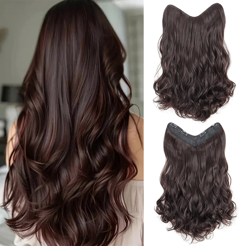 24Inch Synthetic Long Culry Hair Extension