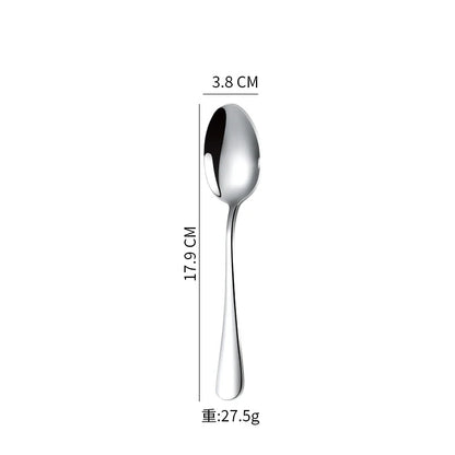 Stainless Steel Pointed Head Soup Spoon
