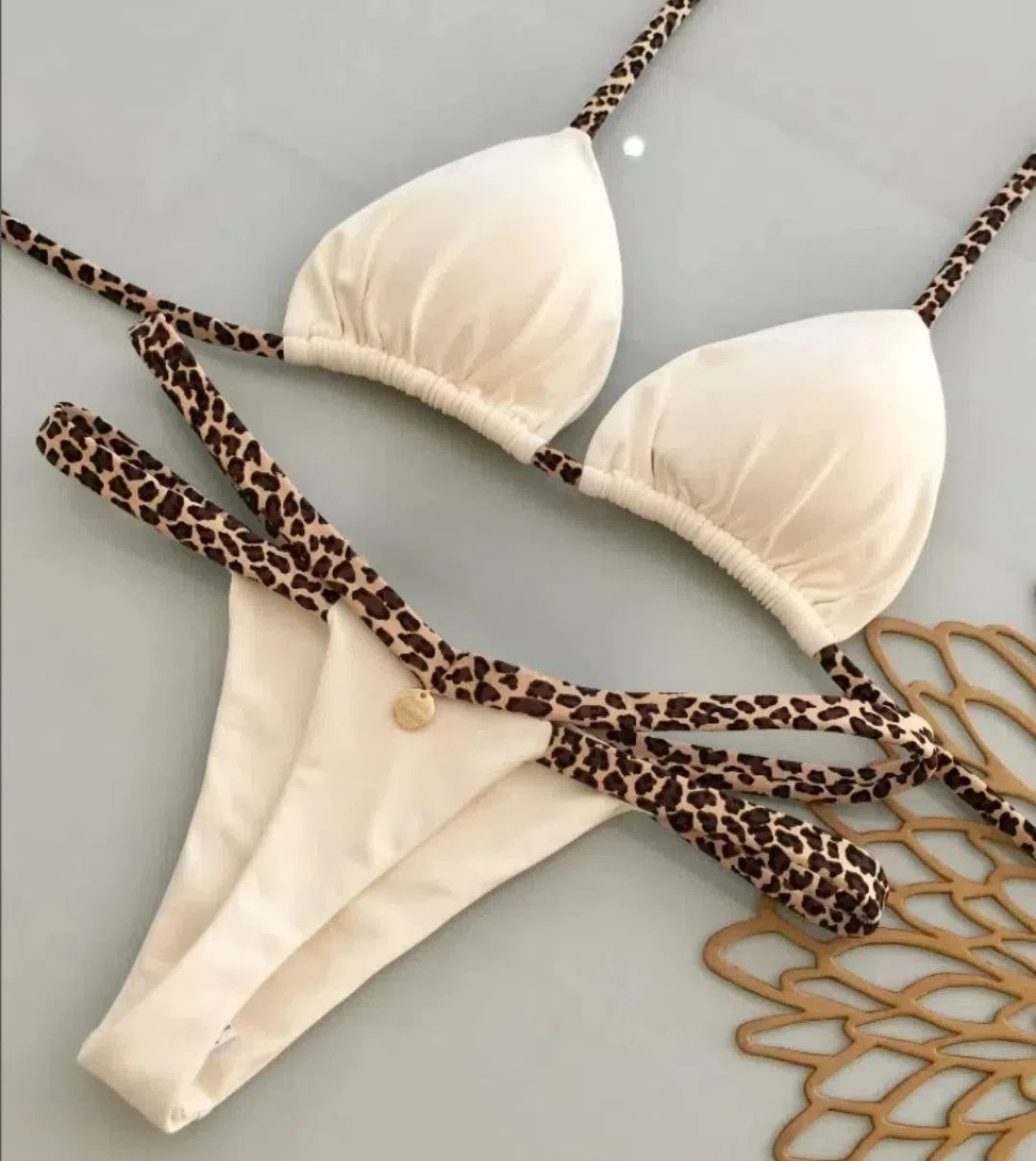 New Sexy Bikini Beach Swimsuit Two-piece Set