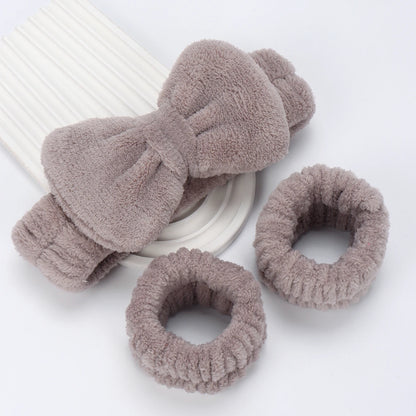 Headband Wristband for Washing Face Makeup Towel