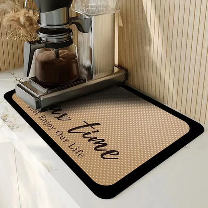 Hot Coffee Machine Rug Water Absorbing Pad