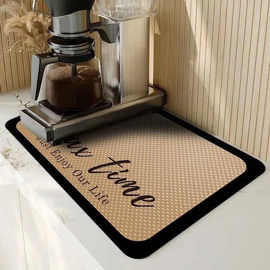 Hot Coffee Machine Rug Water Absorbing Pad