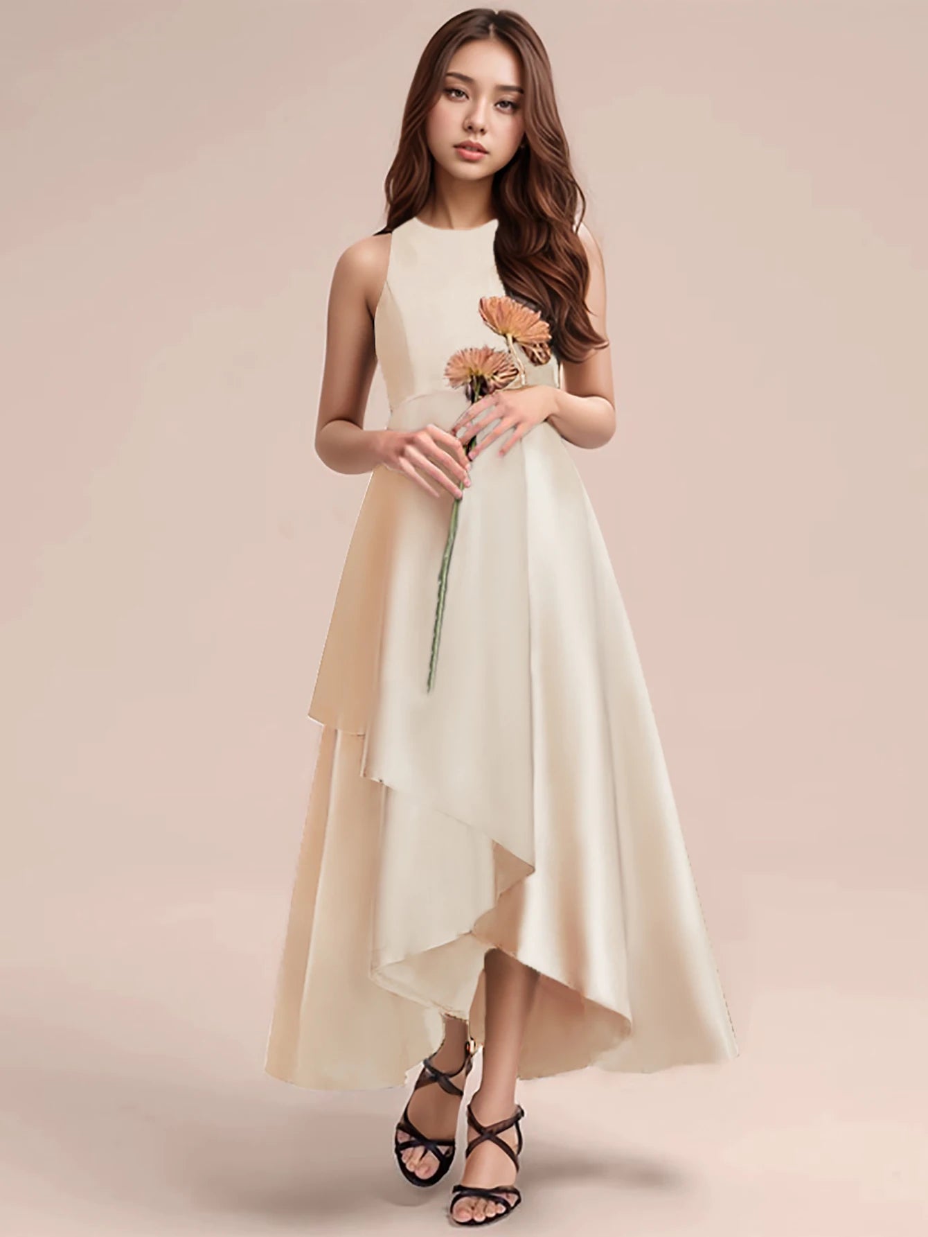High Quality Dark Green Long Dresses For Teenage