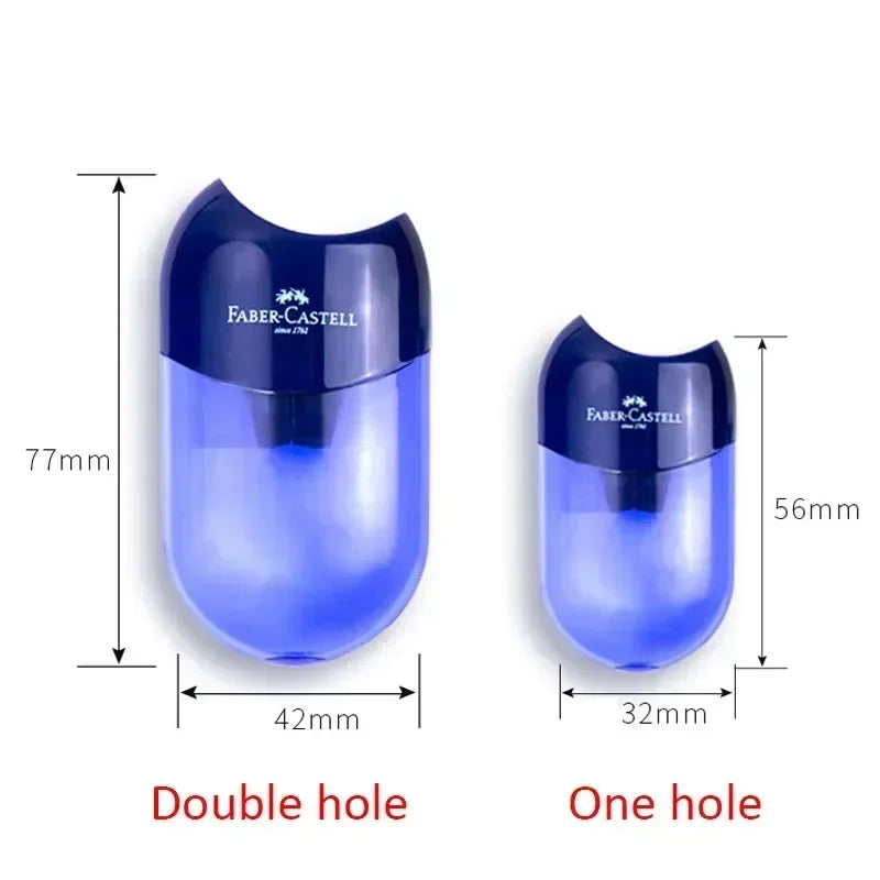Double Hole and One Hole Pencil Sharpener Transparent