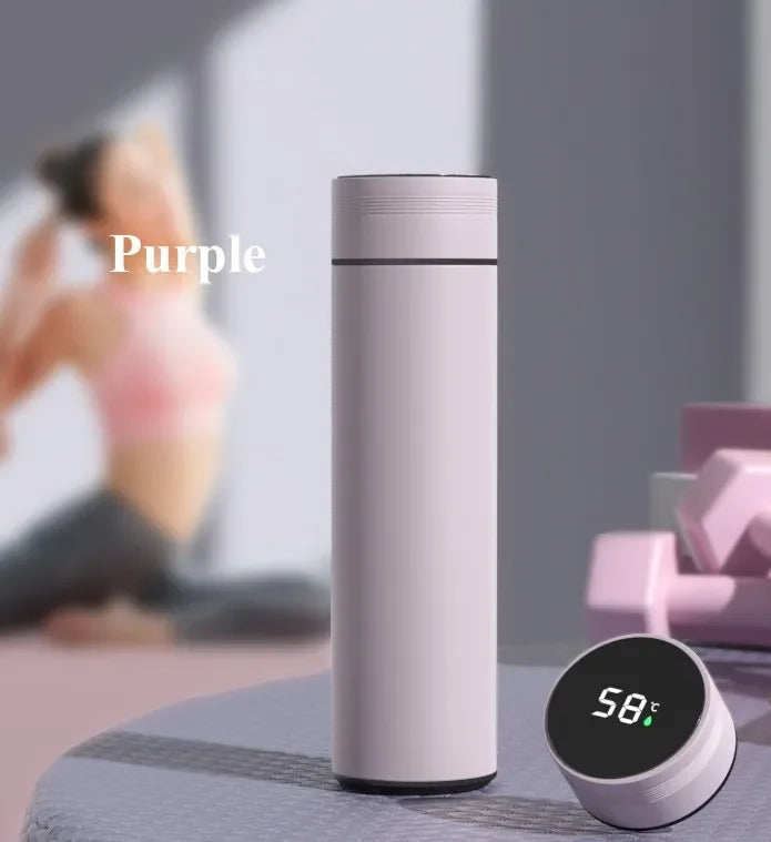500ML Temperature Display Thermos Cup Stainless Steel Bottle