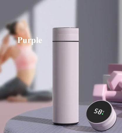 500ML Temperature Display Thermos Cup Stainless Steel Bottle