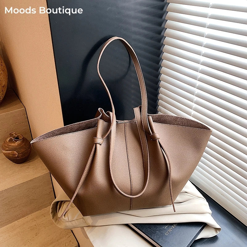 DANA PU Leather Capacity Shopper Handbags