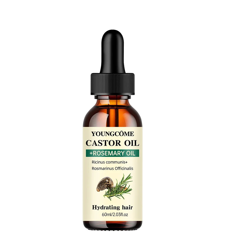 Mix Castor Oil and Rosemary Oil for Hair Growth