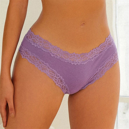 Perspective Lace Panties Sexy Low Rise Brazilian G-String Lingerie