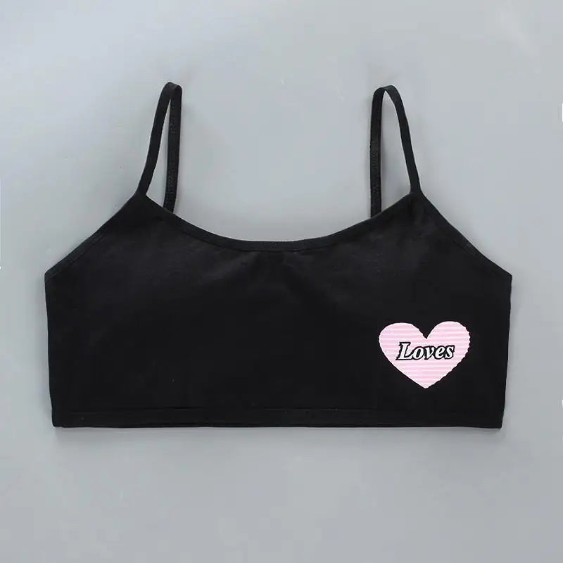 1pc Teenage Girls Tops Cotton Soft Underwear