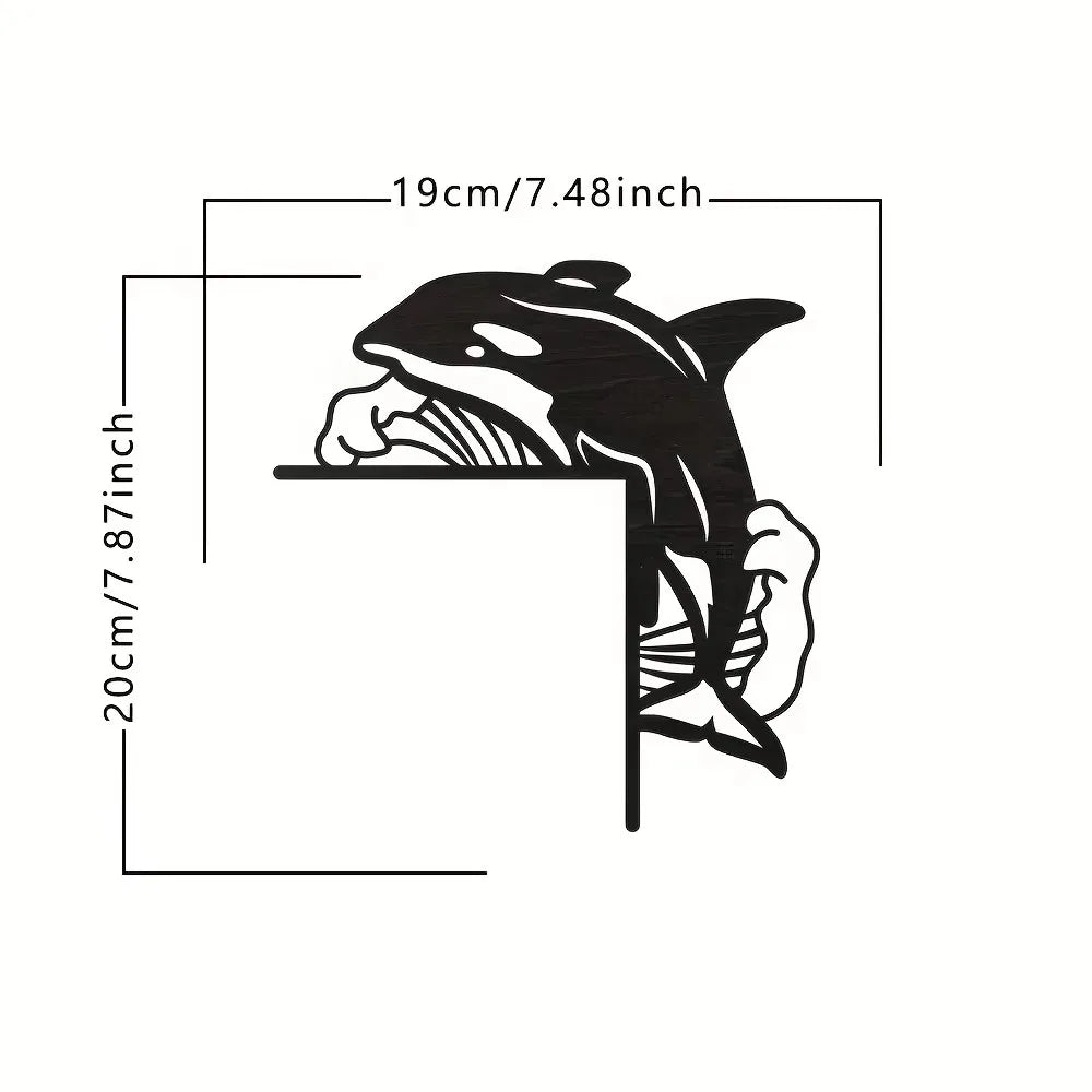 1pc Modern Metal Toilet Door Sign