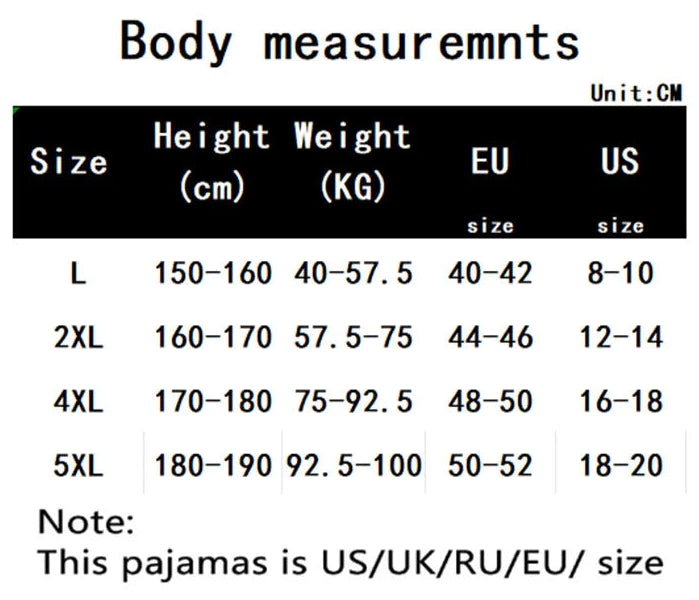Extra Large Size Striped Student Lingerie Pyjamas Set