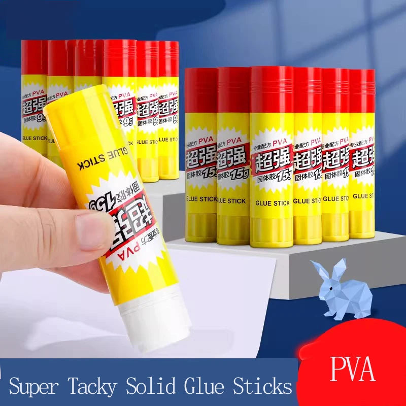 Super Strong Solid Glue Sticks 9g/36g for Students Crafts & Office Ticket Pasting