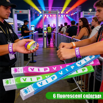 VIP Paper Waterproof Identification Wristbands