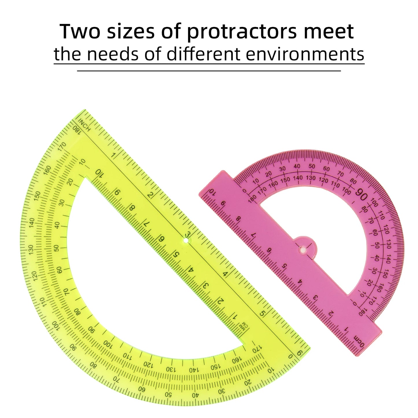 30cm Ruler Measuring and Drawing Kit with Straight Ruler Protractor and Triangle Set