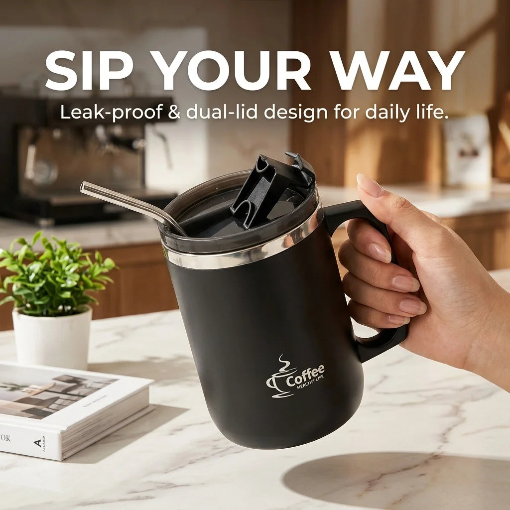 Travel Thermal Coffee Stainless Steel Bottle Mini Mug