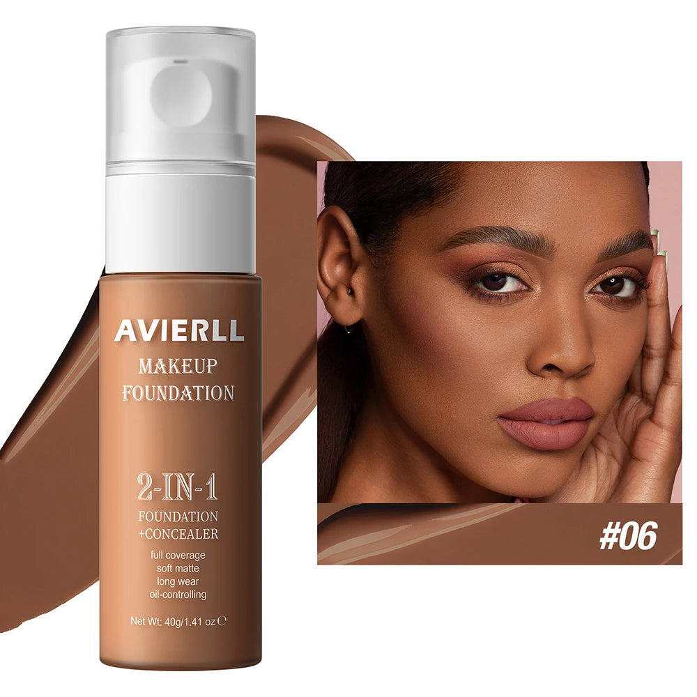 Moisturizing Foundation Concealer Waterproof Face Makeup Base Suitable for Women's Makeup Halloween
