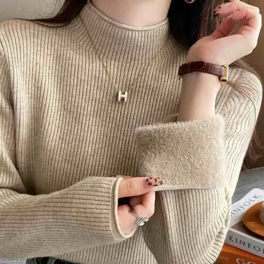 Velvet Thickened Warm Inner Velvet Pullover