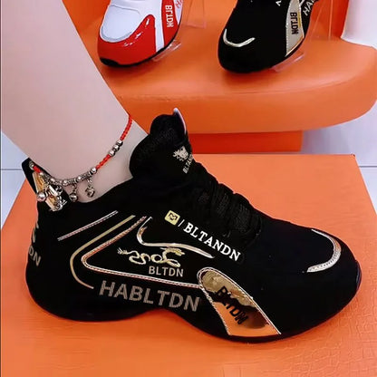 Breathable Lightweight Lace Up Sneakers