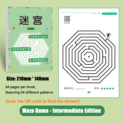 Maze Game Book Development Educational Early Learning