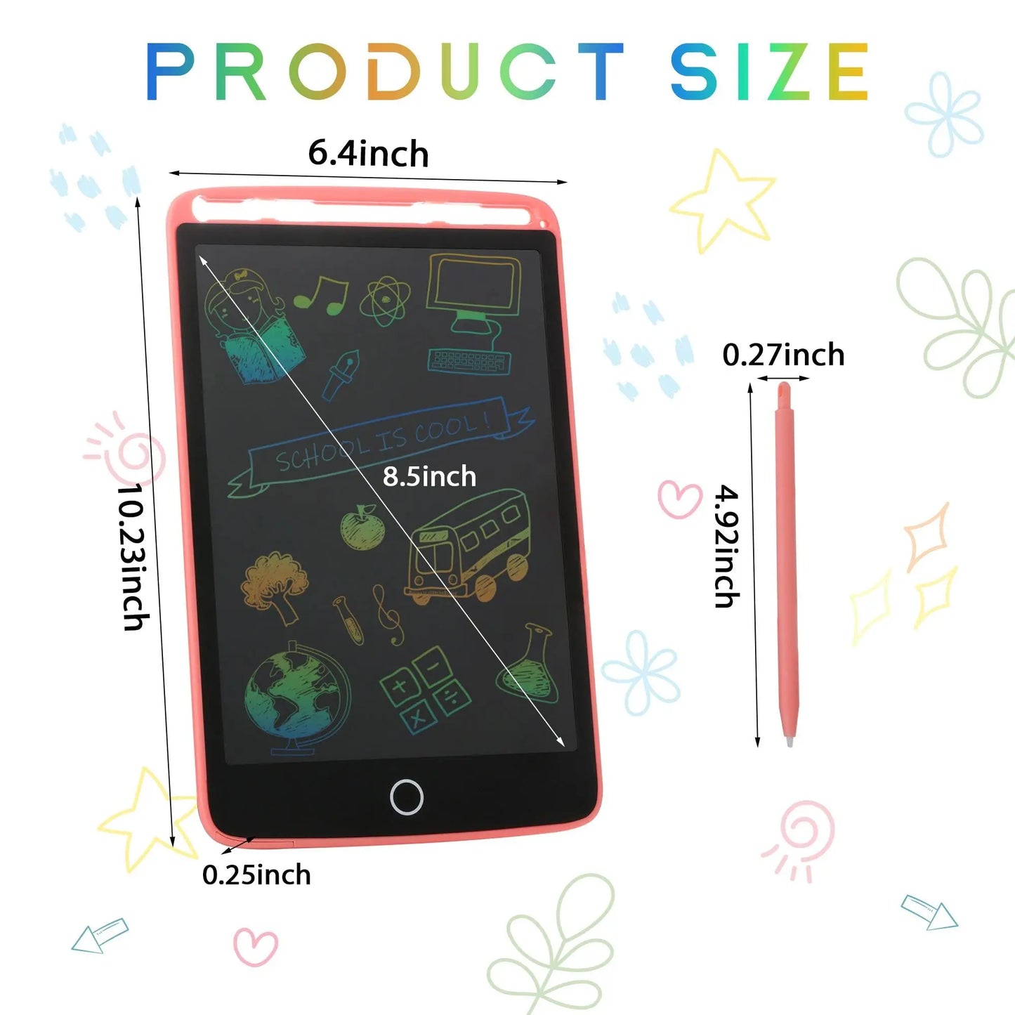 8.5/10/12inch Efes Electronic Drawing Board Toys