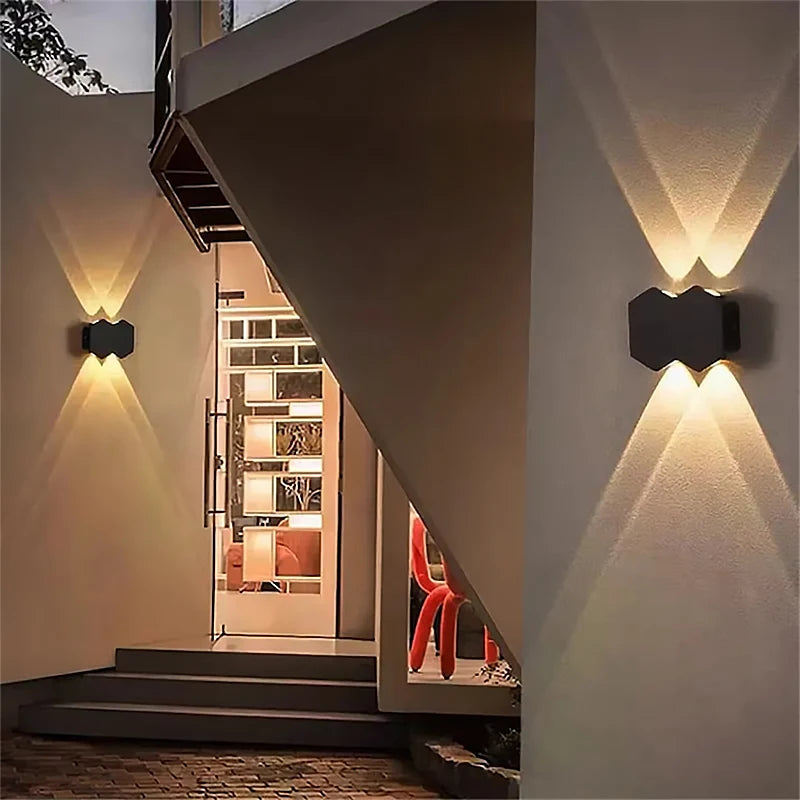 4W 6W 8W Aluminum Minimalist Garden Door LED Wall Light