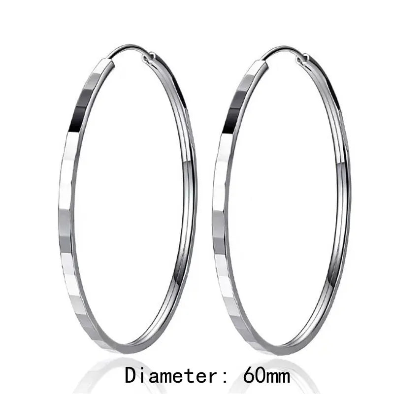 Senlissi 18K Gold Plated Hoop Earrings