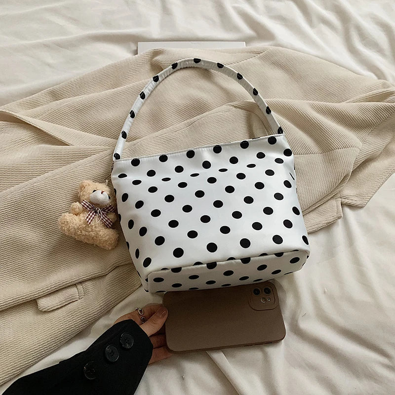 DANA polka dot shoulder bag