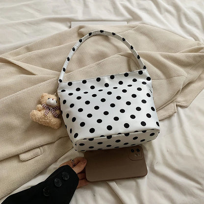 DANA polka dot shoulder bag
