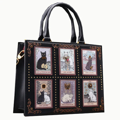Luxury Cat Printing Large Capacity Bags