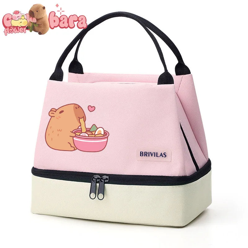 Capybara Insulated Portable Lunch Box Storage
