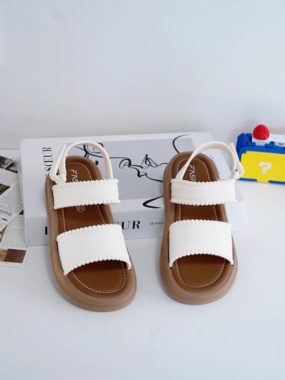 Girls Summer Bow Princess 3-14 Years Old Students Outside Versatile Sandals