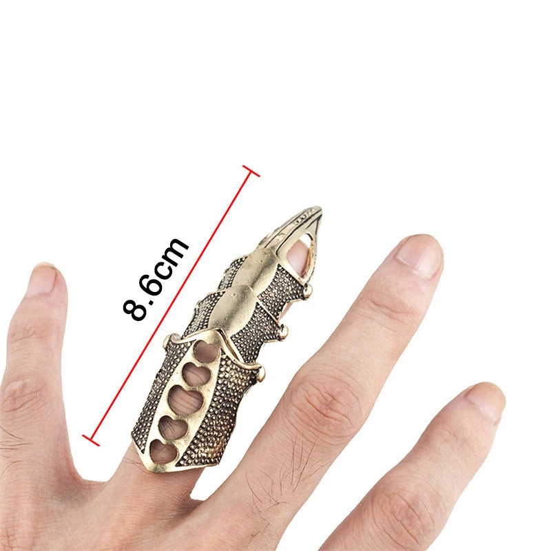 Steampunk Bijoux Vintage Claw Anel Anillos Ring