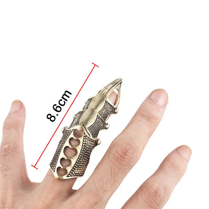 Steampunk Bijoux Vintage Claw Anel Anillos Ring