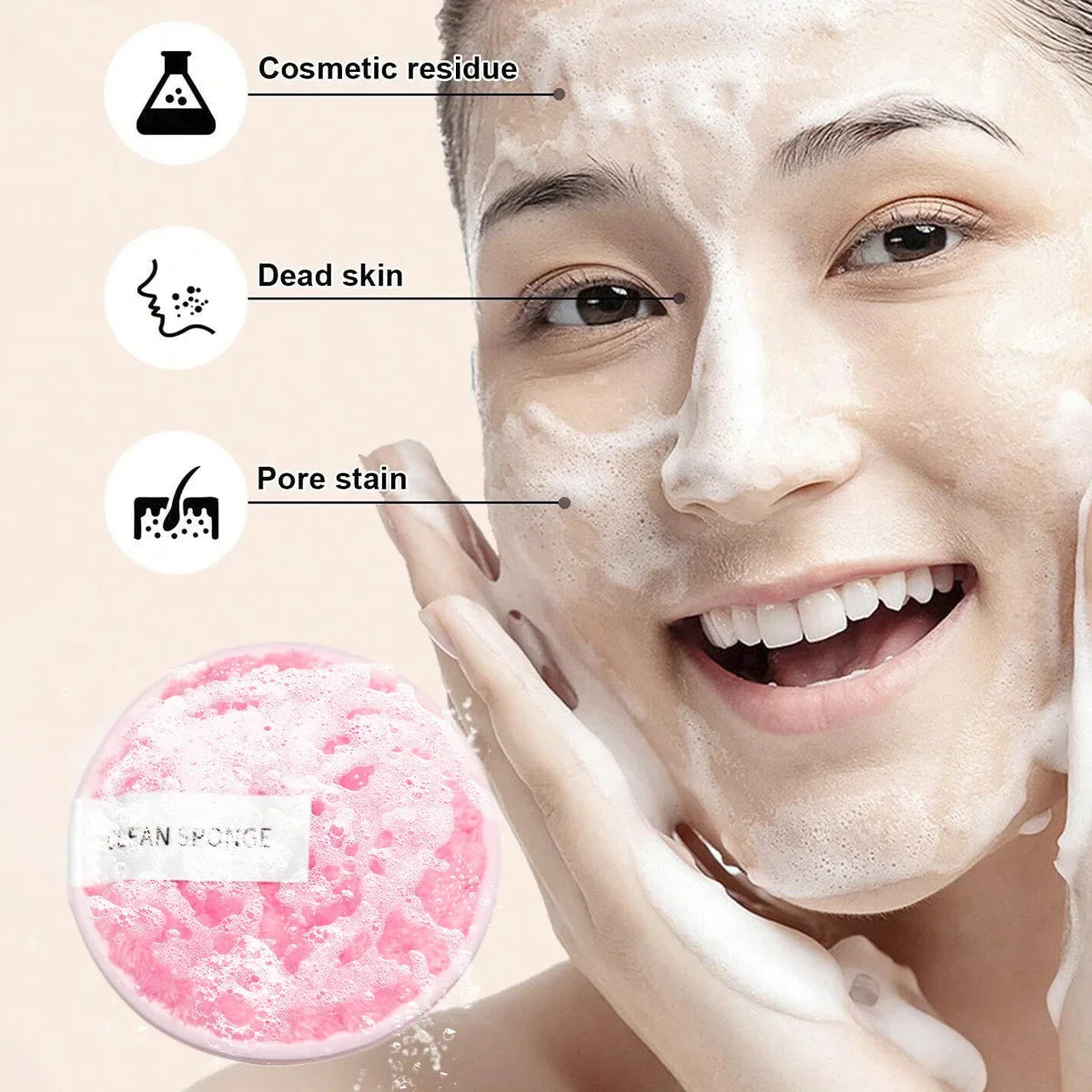 33pcs beauty set makeup kit  large and small beauty sponges