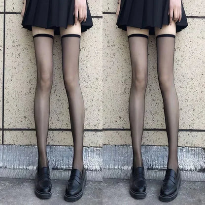 Thin Lace Transparent  High Long Socks