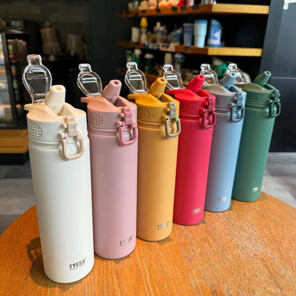 TYESO 600/750ML Stainless Steel Thermo Water Bottles