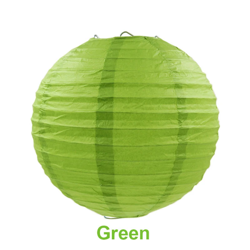 10/15/20/25/30cm Round Chinese Paper Lanterns Birthday Wedding Decor Gift
