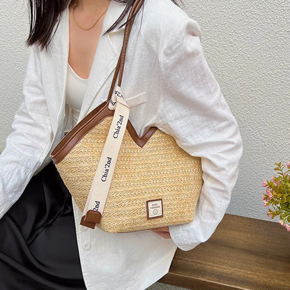 Straw Woven Basket Luxury Bag